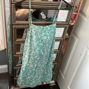 American Eagle green floral dress